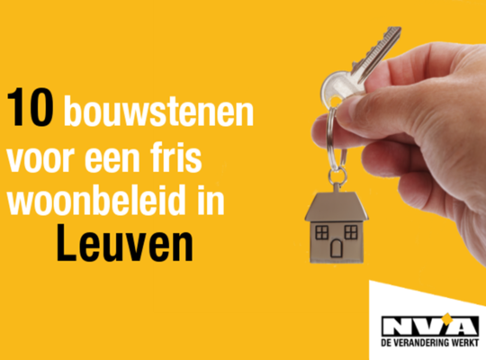 10 Slimme bouwstenen voor een fris woonbeleid in Leuven