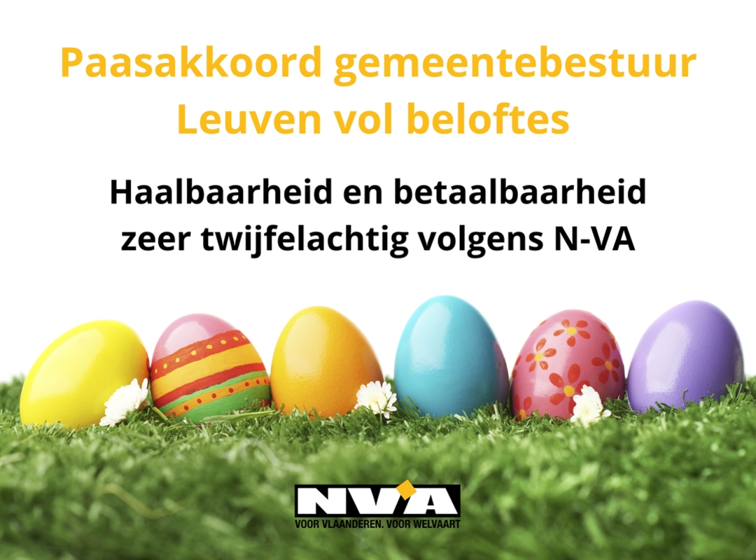 Haalbaarheid Paasakkoord gemeentebestuur Leuven zeer twijfelachtig